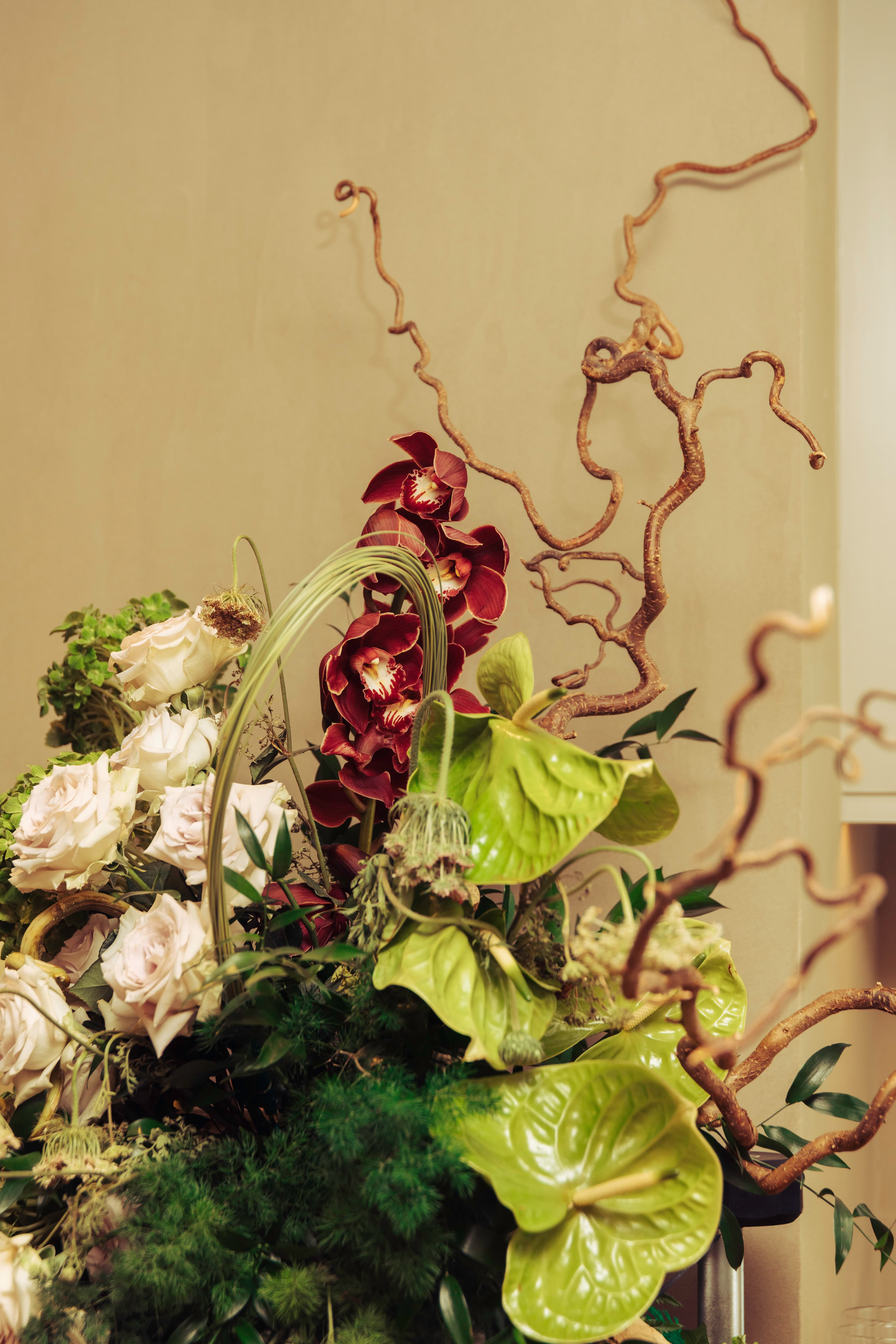 Sculptural arrangement detail