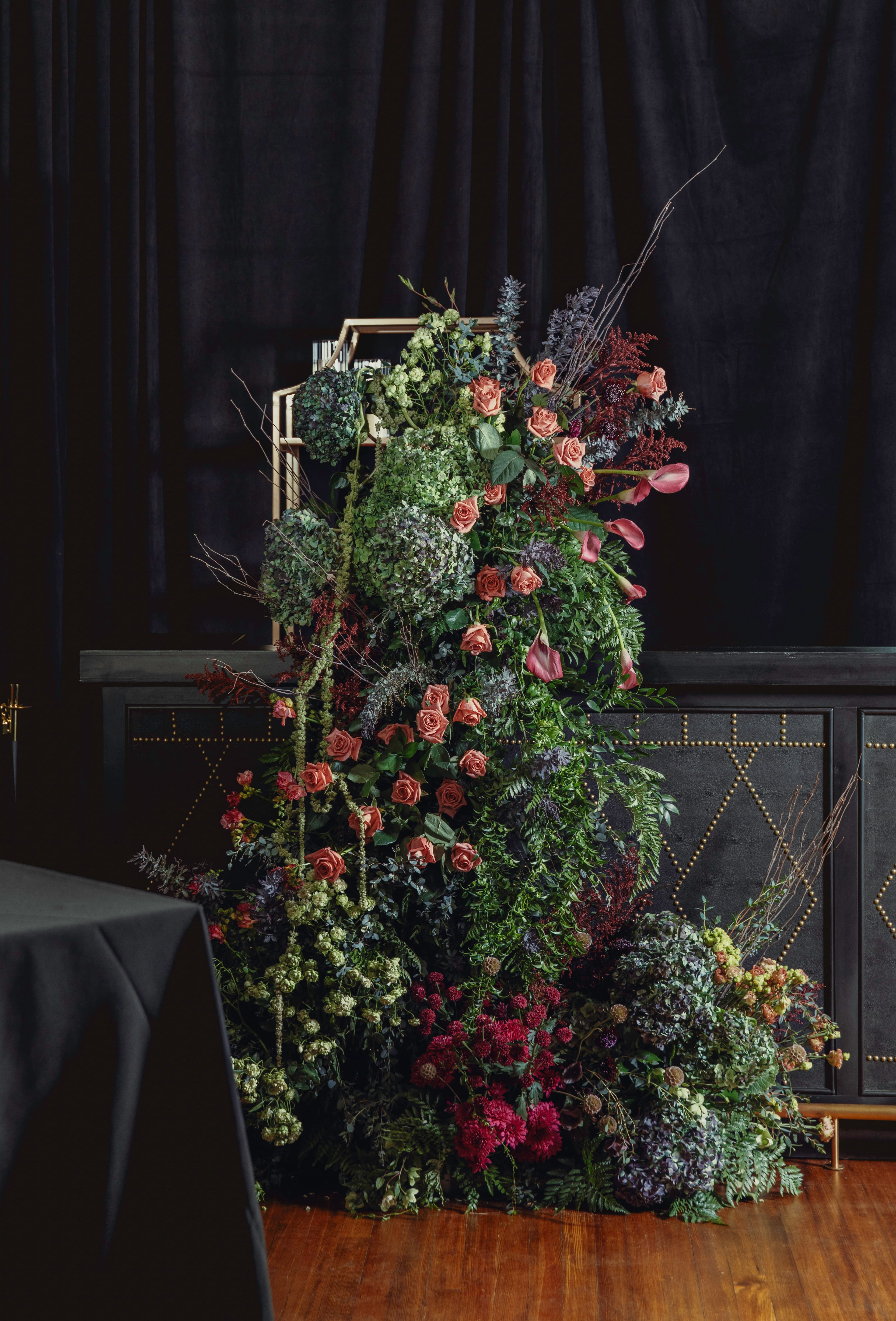 Experiential floral installation